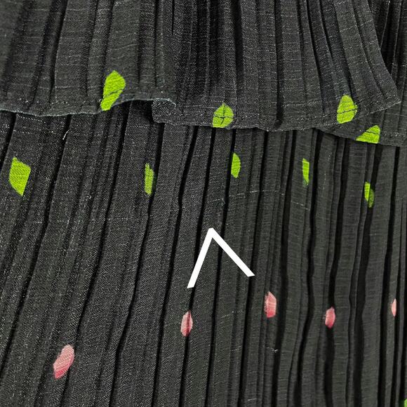 Sabina Musayev Selina Maxi Dress Black‎ Polka Dot Twisted Front Sleeveless Sz M - Picture 9 of 14